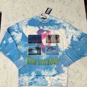 Alexander Wang Mind Detergent Blue Sweatshirt